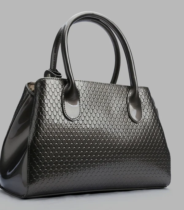 Structured Vegan-Leather Tote
